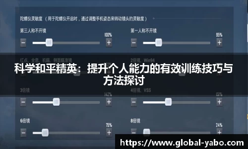 科学和平精英：提升个人能力的有效训练技巧与方法探讨